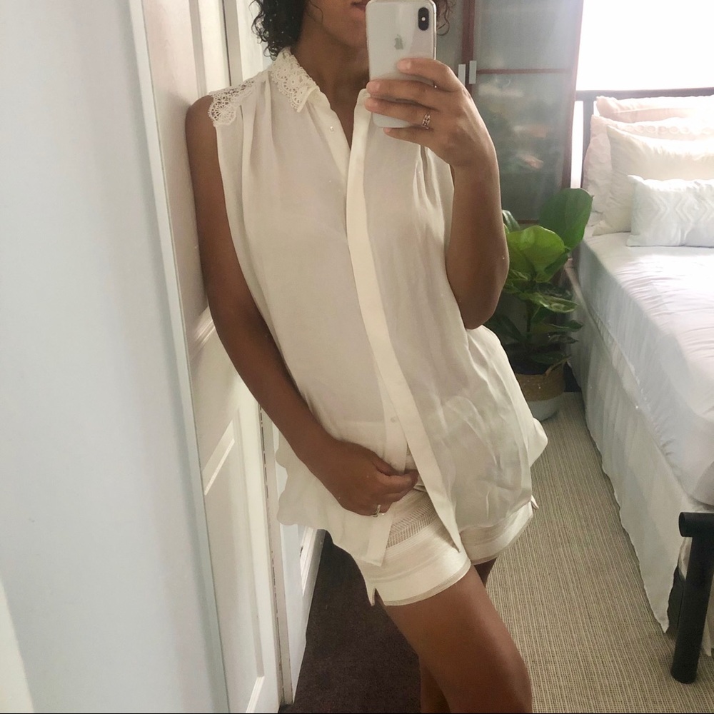 SANDRO Sleeveless Blouse